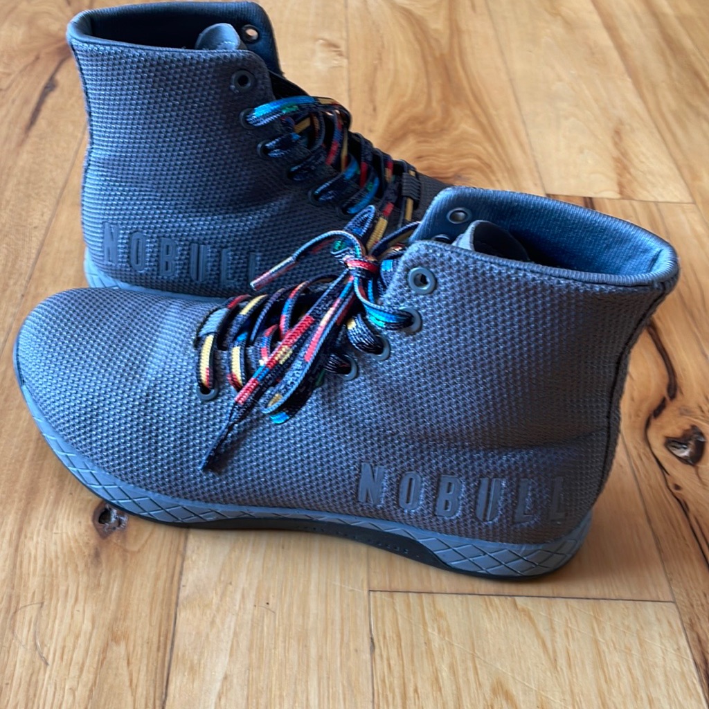 Grey Nobull High Top Trainers Like New Size 8.5w /7m